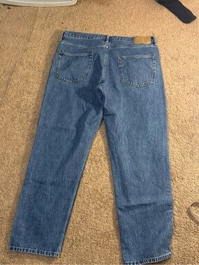 American Eagle Men’s “skater Jean” In Medium Wash Blue Denim Size 34x32